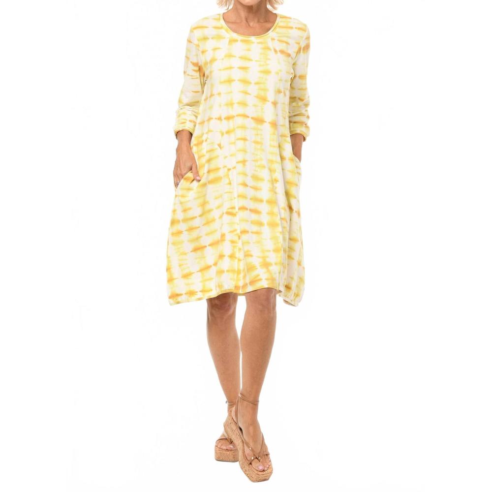 NEW TULIP CLOTHING nova dress in maize